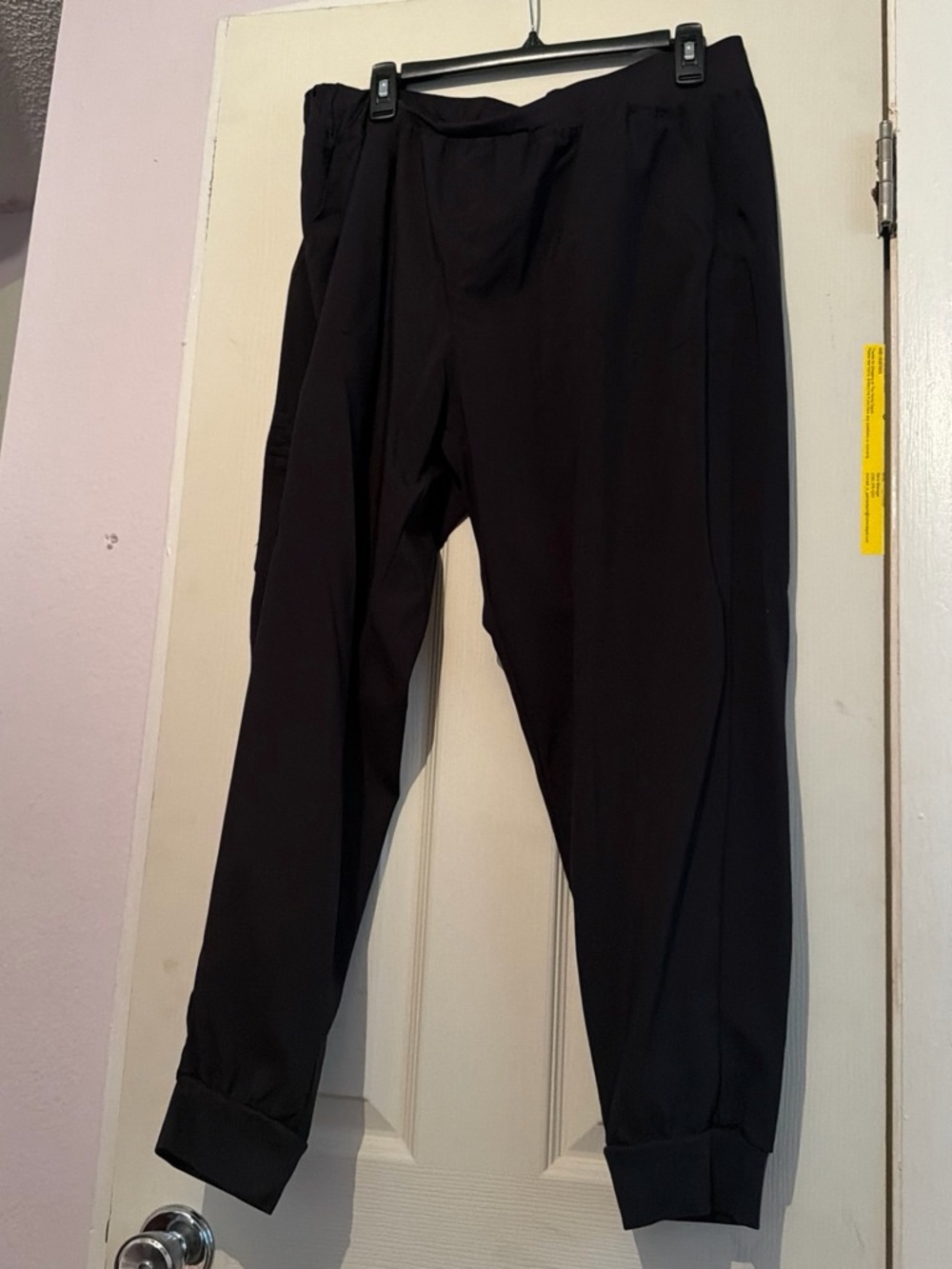 Black scrub Jogger Pants - Comfortable Everyday Wear